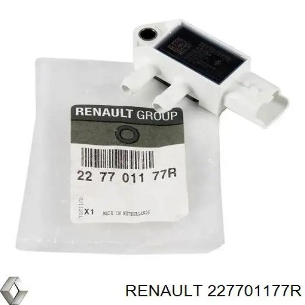 227701177R Renault (RVI) sensor de presion gases de escape
