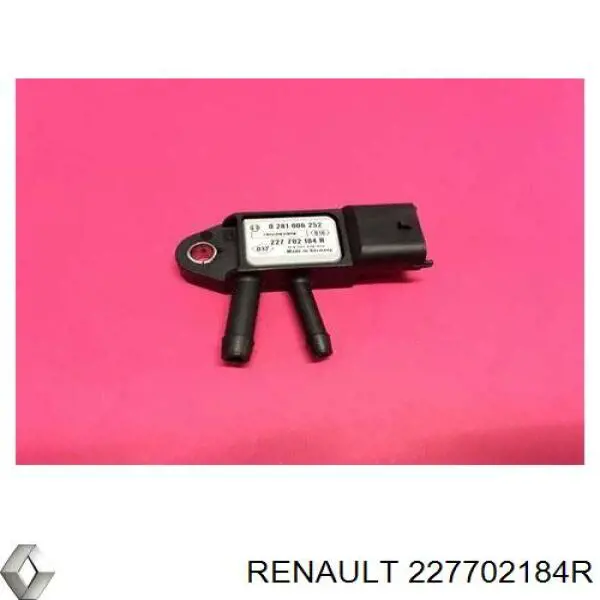 227702184R Renault (RVI) Sensor de presion de escape