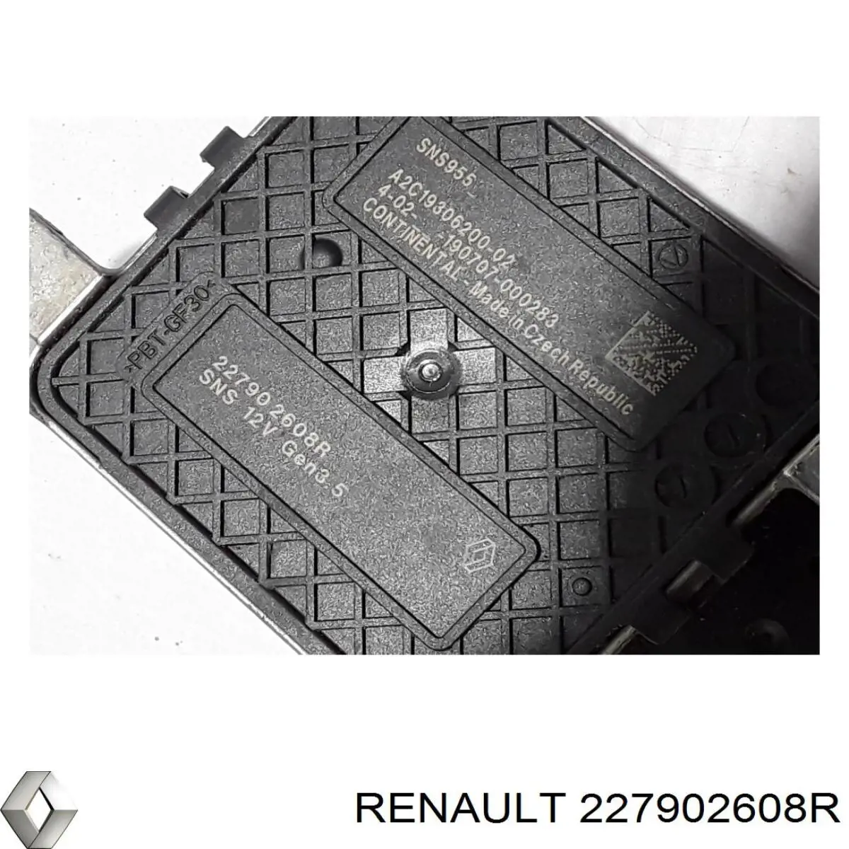 227902608R Renault (RVI) Sensor de óxidos de nitrógeno NOx trasero
