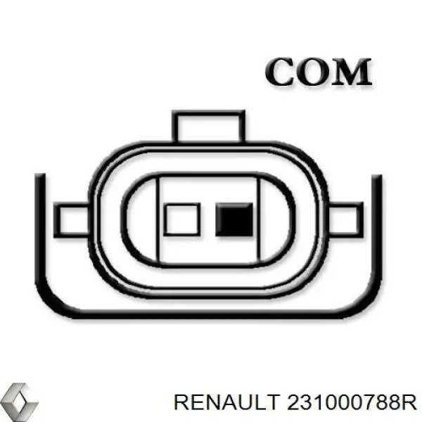 Alternador del motor Renault (RVI) 231000788R precio, desde 140,84 EUR