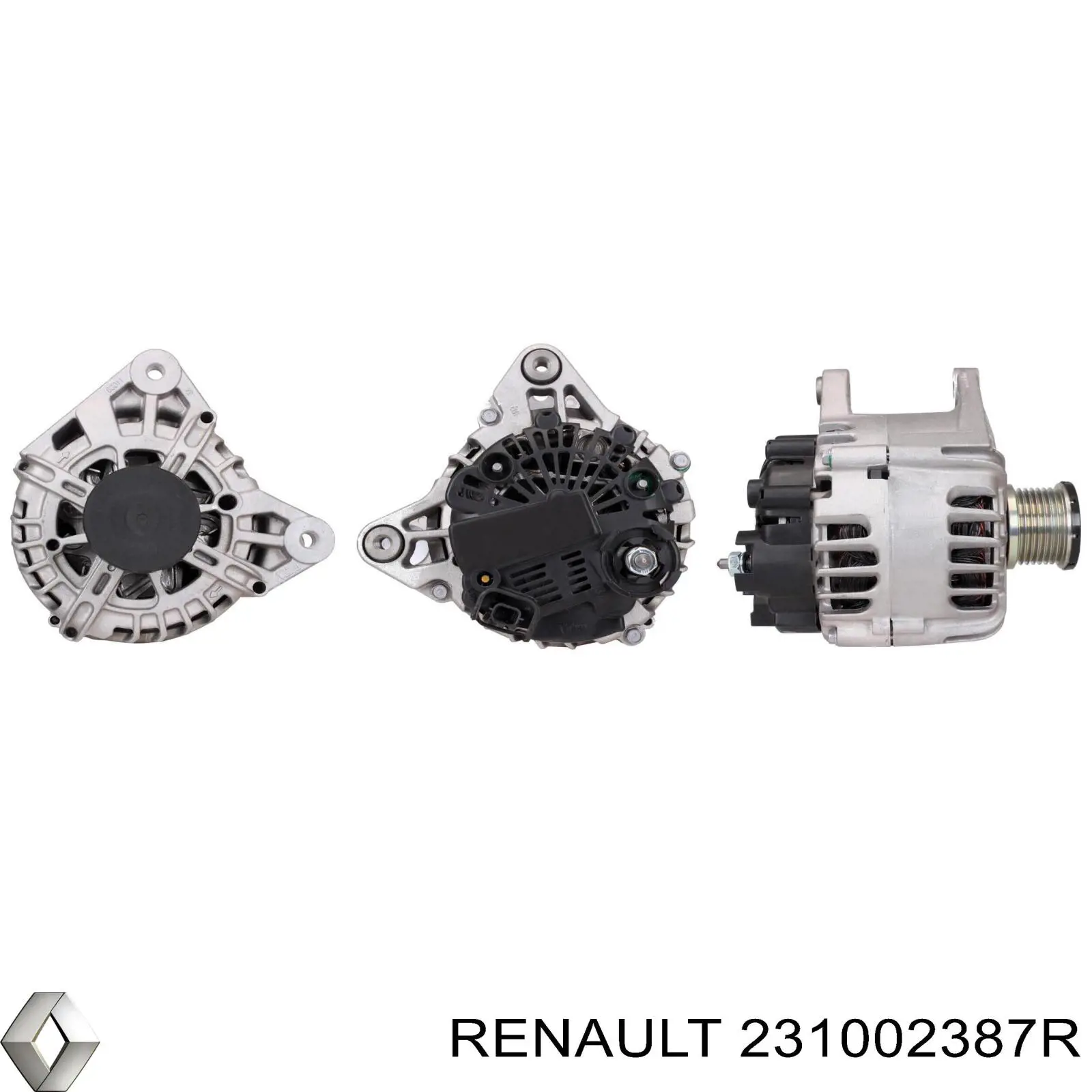 Alternador del motor Renault (RVI) 231002387R precio, desde 69,70 EUR