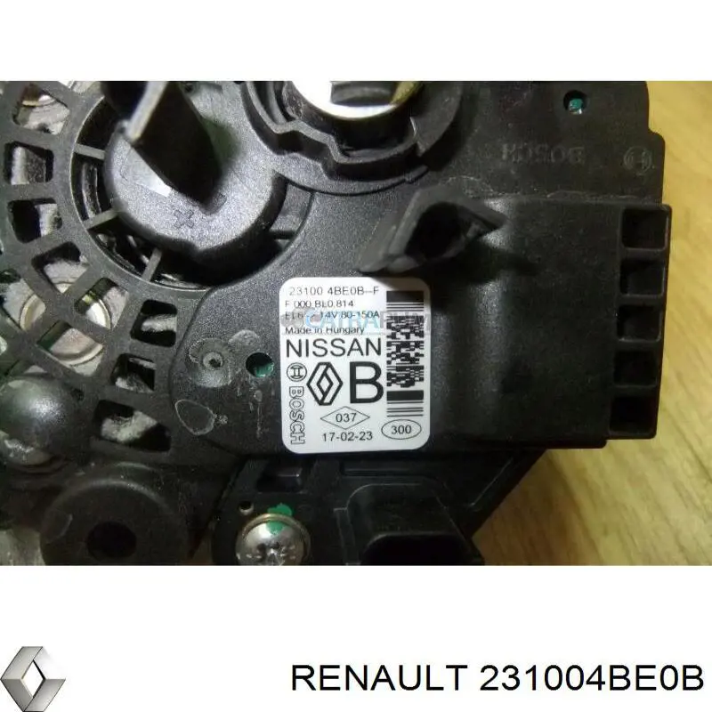 231004BE0B Renault (RVI) alternador