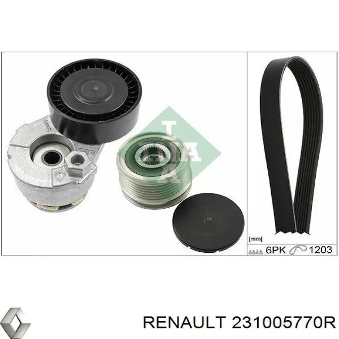 231005770R Renault (RVI) alternador