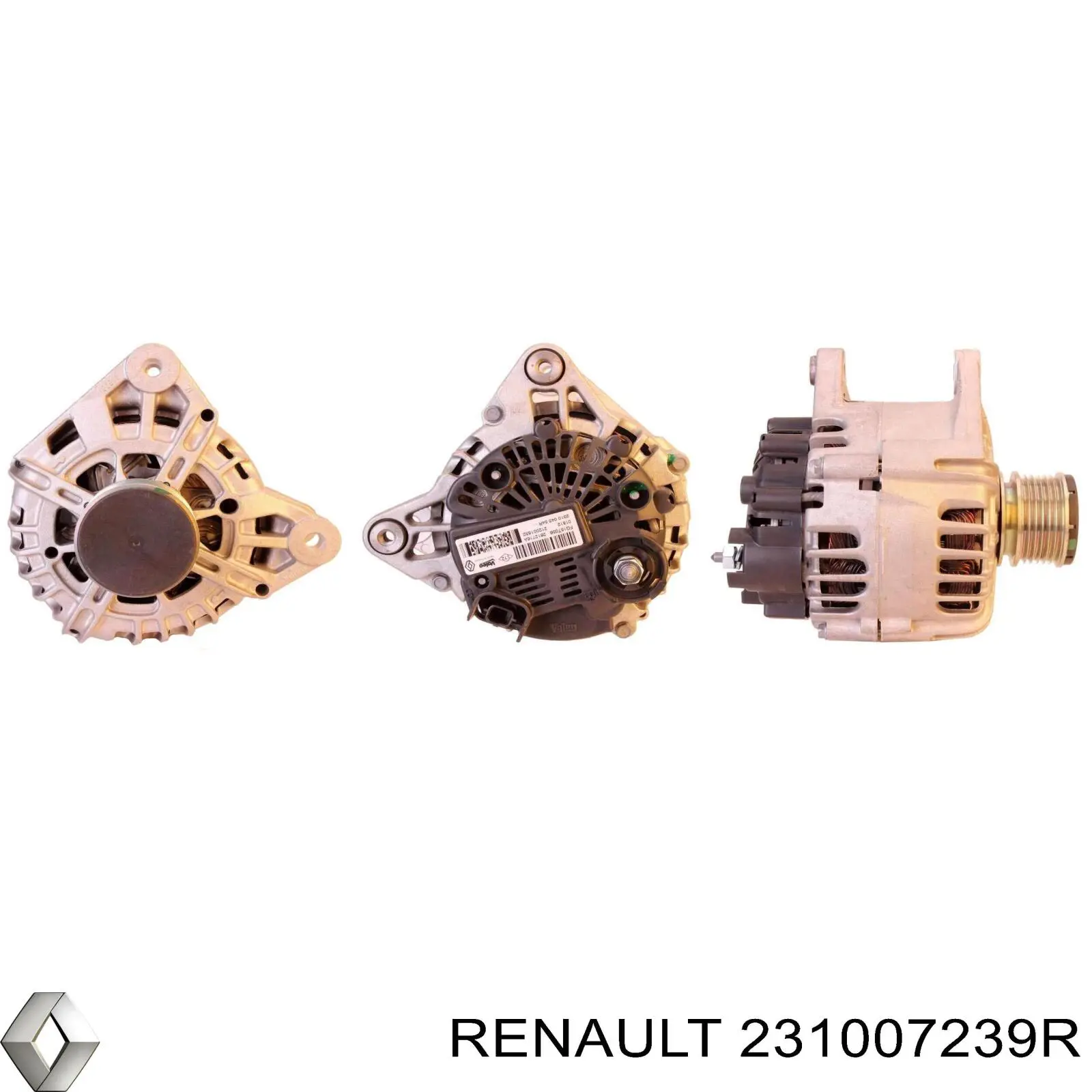 Alternador del motor Renault (RVI) 231007239R precio, desde 116,16 EUR