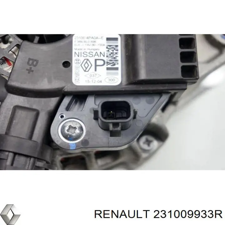Alternador del motor Renault (RVI) 231009933R precio, desde 111,80 EUR