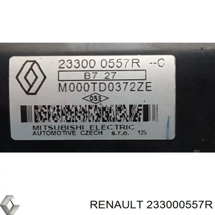233000557R Renault (RVI) motor de arranque