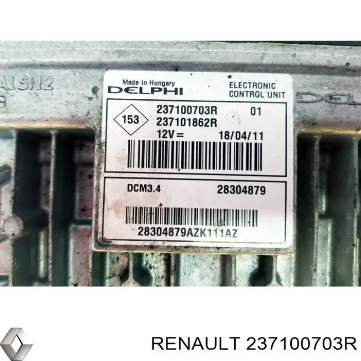 ECU 237100703R Renault (RVI)