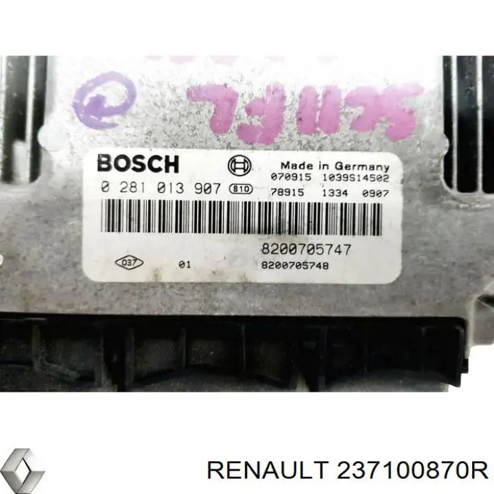 ECU 237100870R Renault (RVI)