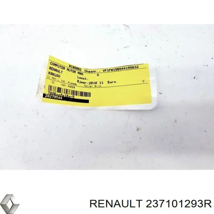 Unidad de control del motor  Renault (RVI) 237101293R precio, desde 113,26 EUR