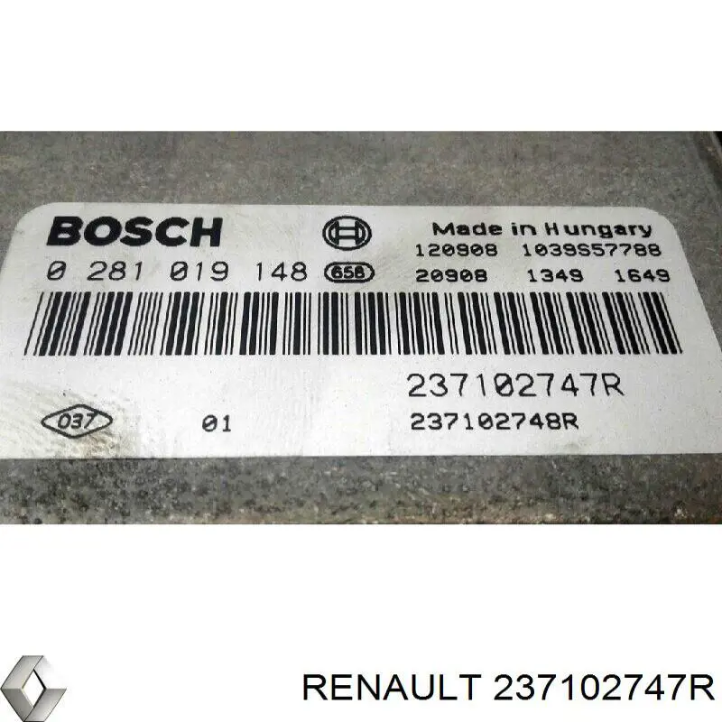 ECU 237102747R Renault (RVI)