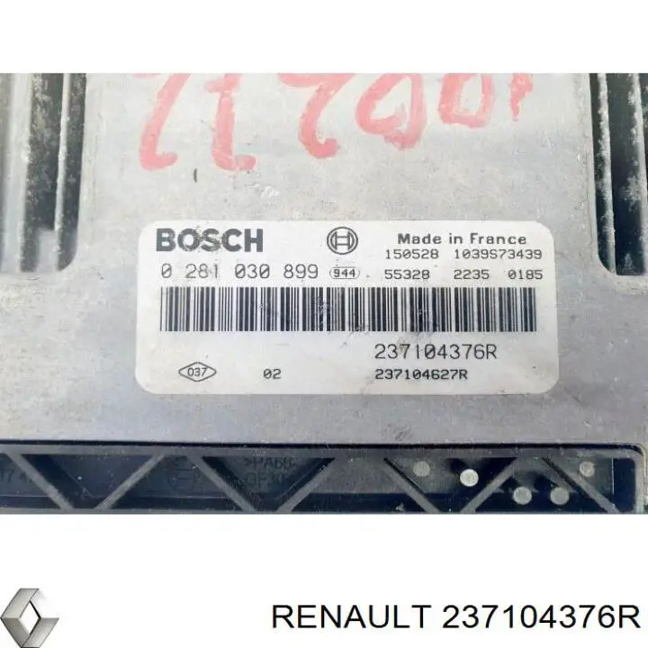 Unidad de control del motor  Renault (RVI) 237104376R precio, desde 84,22 EUR