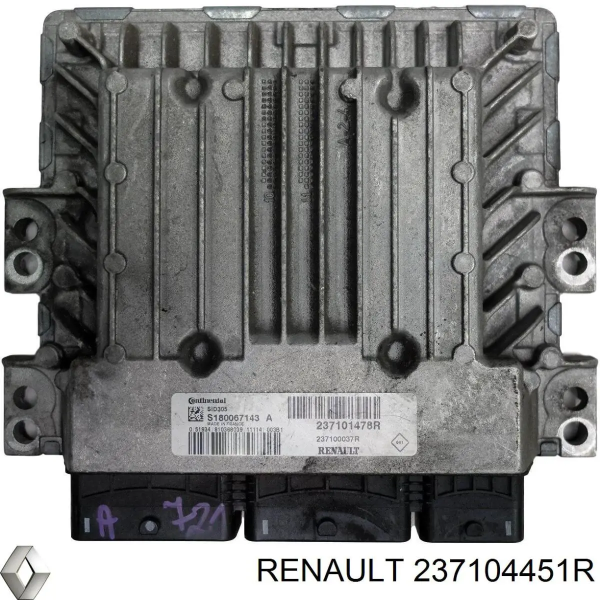 237104451R Renault (RVI) módulo de control del motor (ecu)