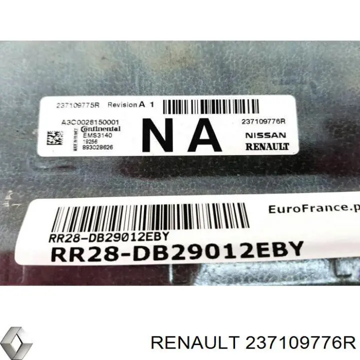Unidad de control del motor  Renault (RVI) 237109776R precio, desde 117,61 EUR