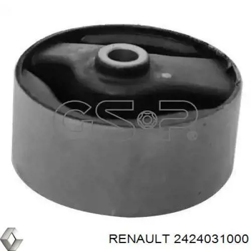 Soporte de motor trasero 2424031000 Renault (RVI)