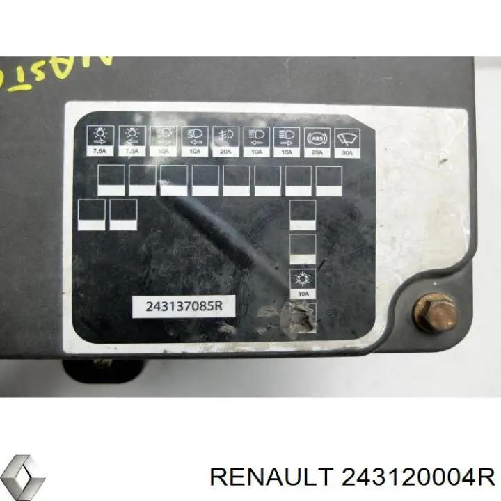 Tapa, caja de fusibles para Renault Master (EV, HV, UV)