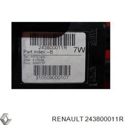Comprar 243800011R Renault (RVI) Módulo de control de batería