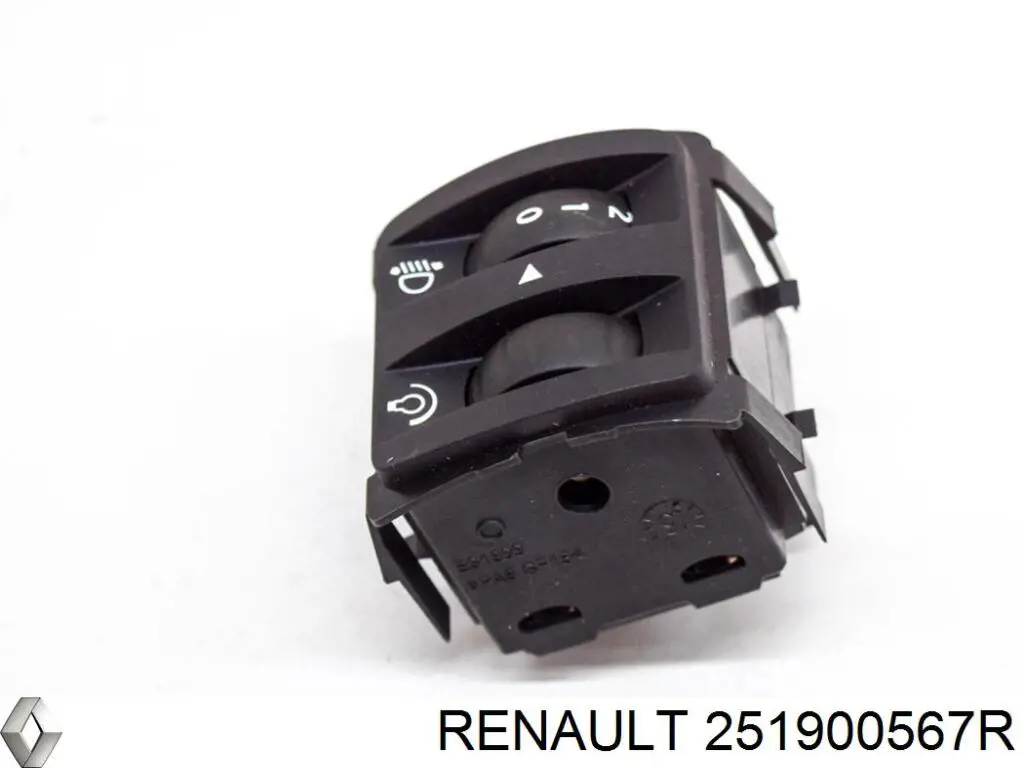 Botón del regulador de altura de faros Renault (RVI) 251900567R precio, desde 20,33 EUR