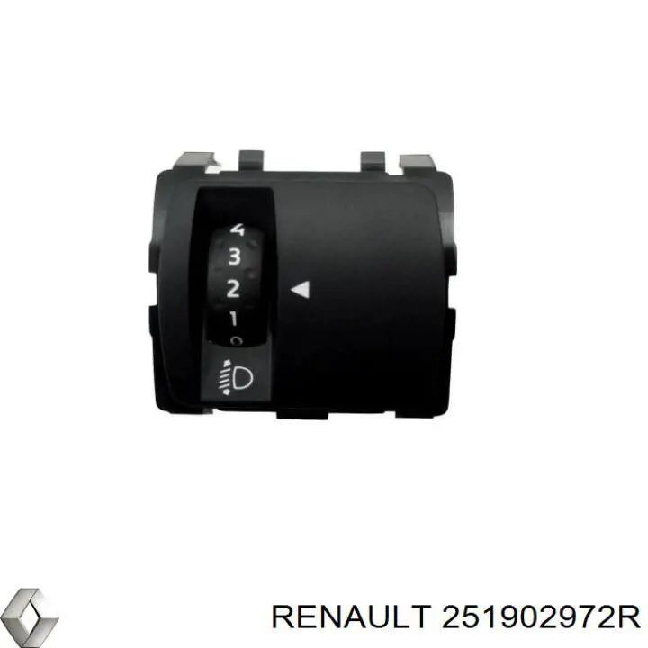 251902972R Renault (RVI) Botón del regulador de altura de faros