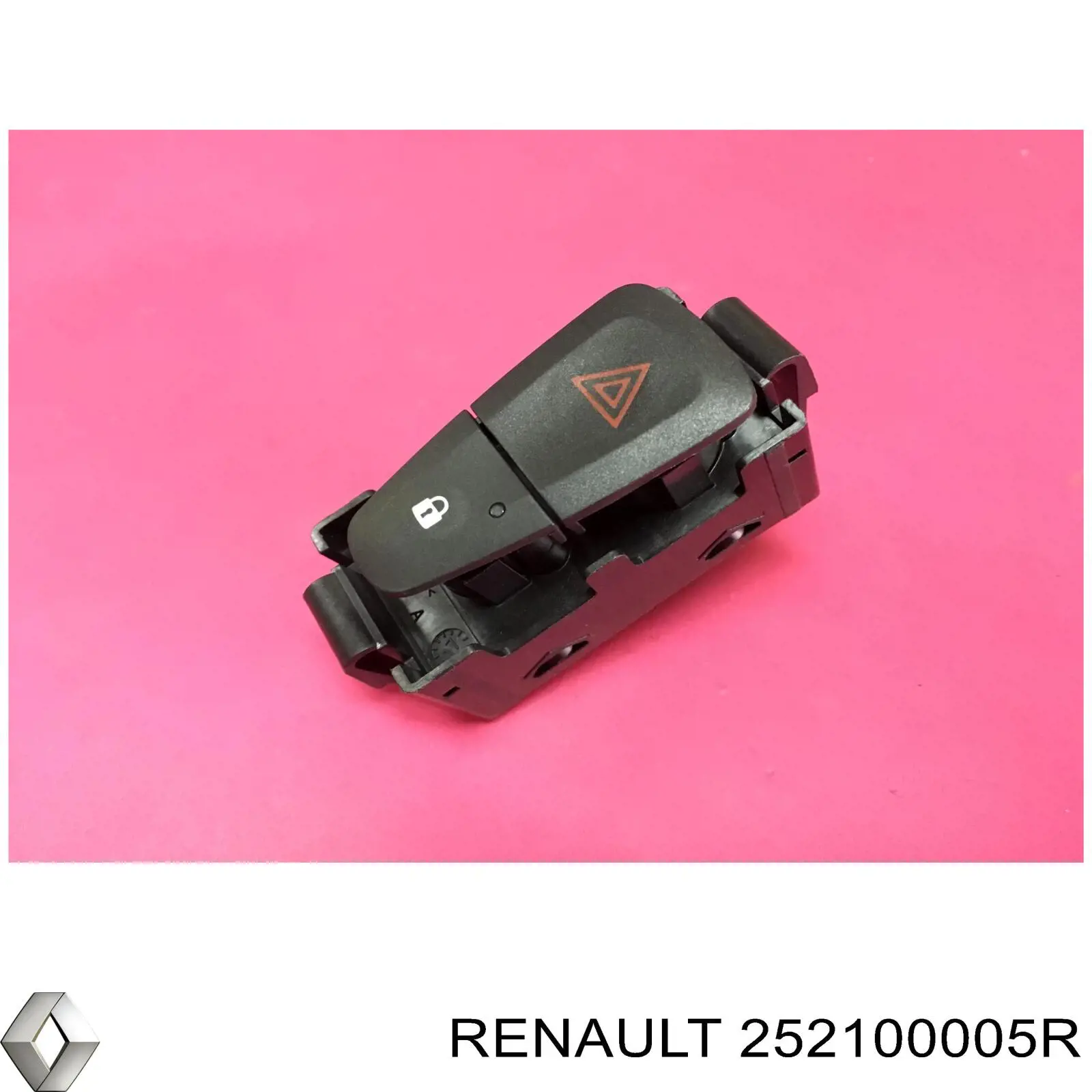 Comprar 252100005R Renault (RVI) Boton de luz de emergencía