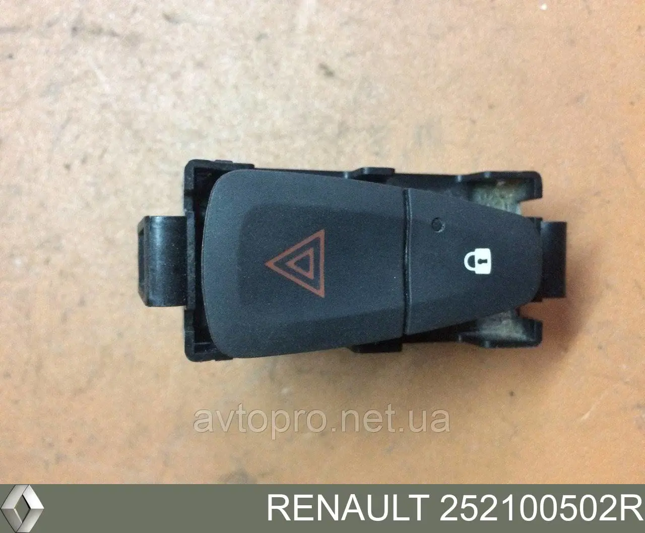Botón de emergencia Renault (RVI) 252100502R precio, desde 17,00 EUR