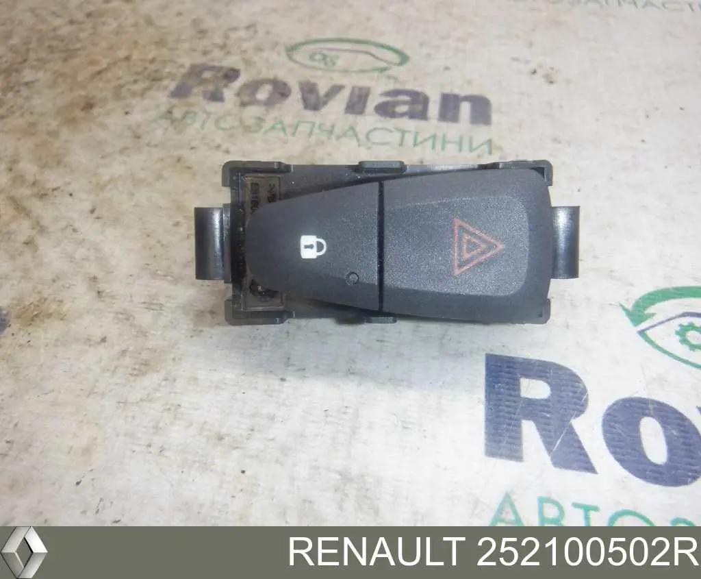 Comprar 252100502R Renault (RVI) Boton de luz de emergencía