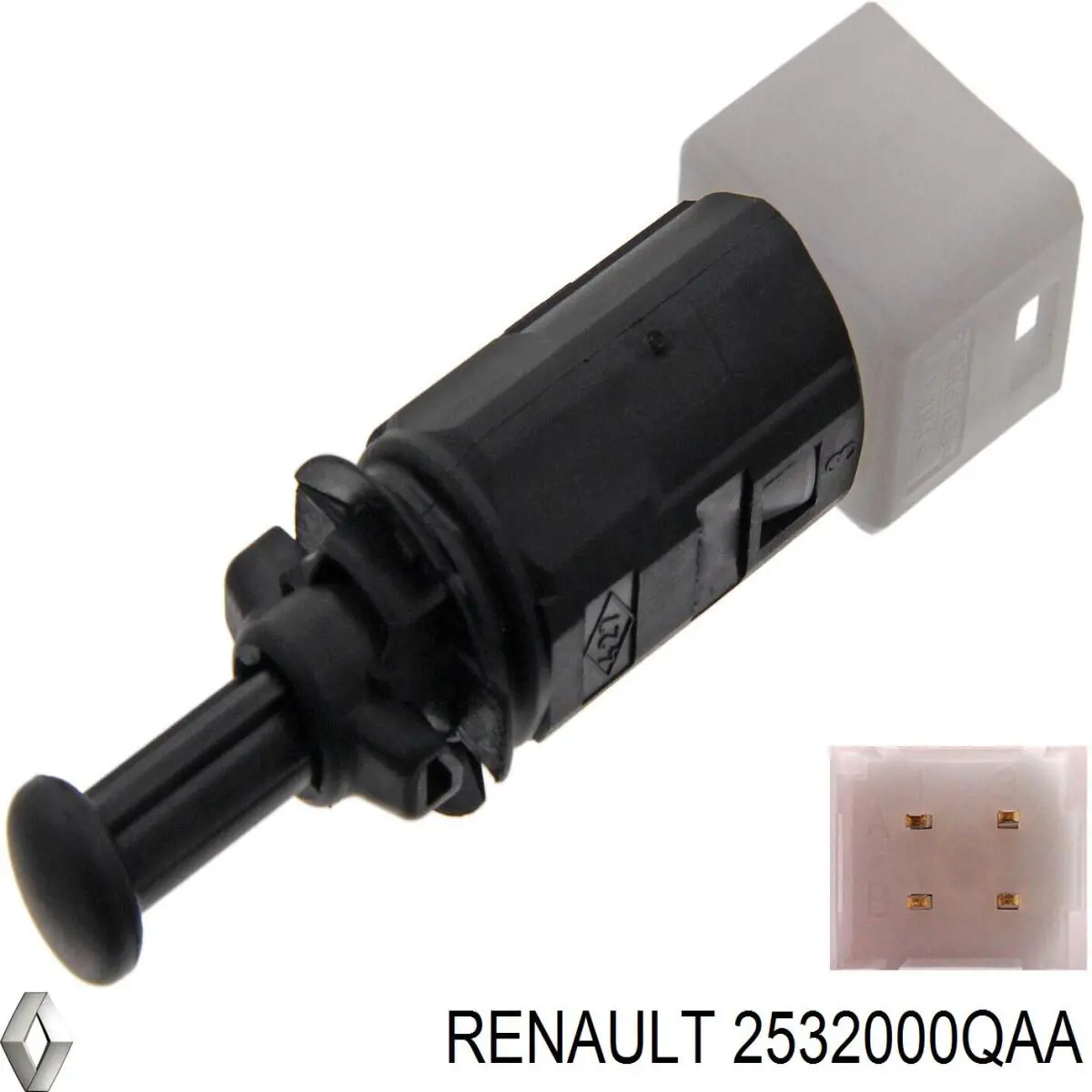 2532000QAA Renault (RVI) interruptor luz de freno