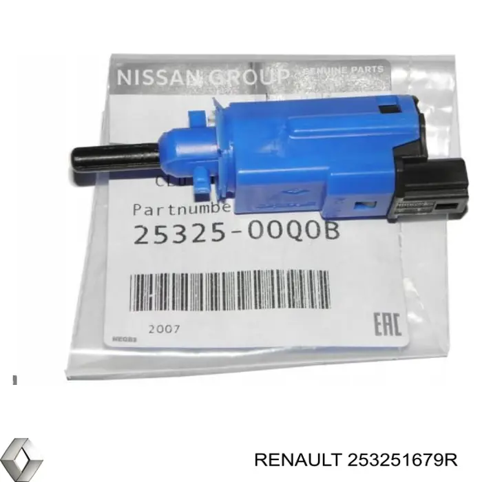 Comprar 253251679R Renault (RVI) Interruptor de embrague