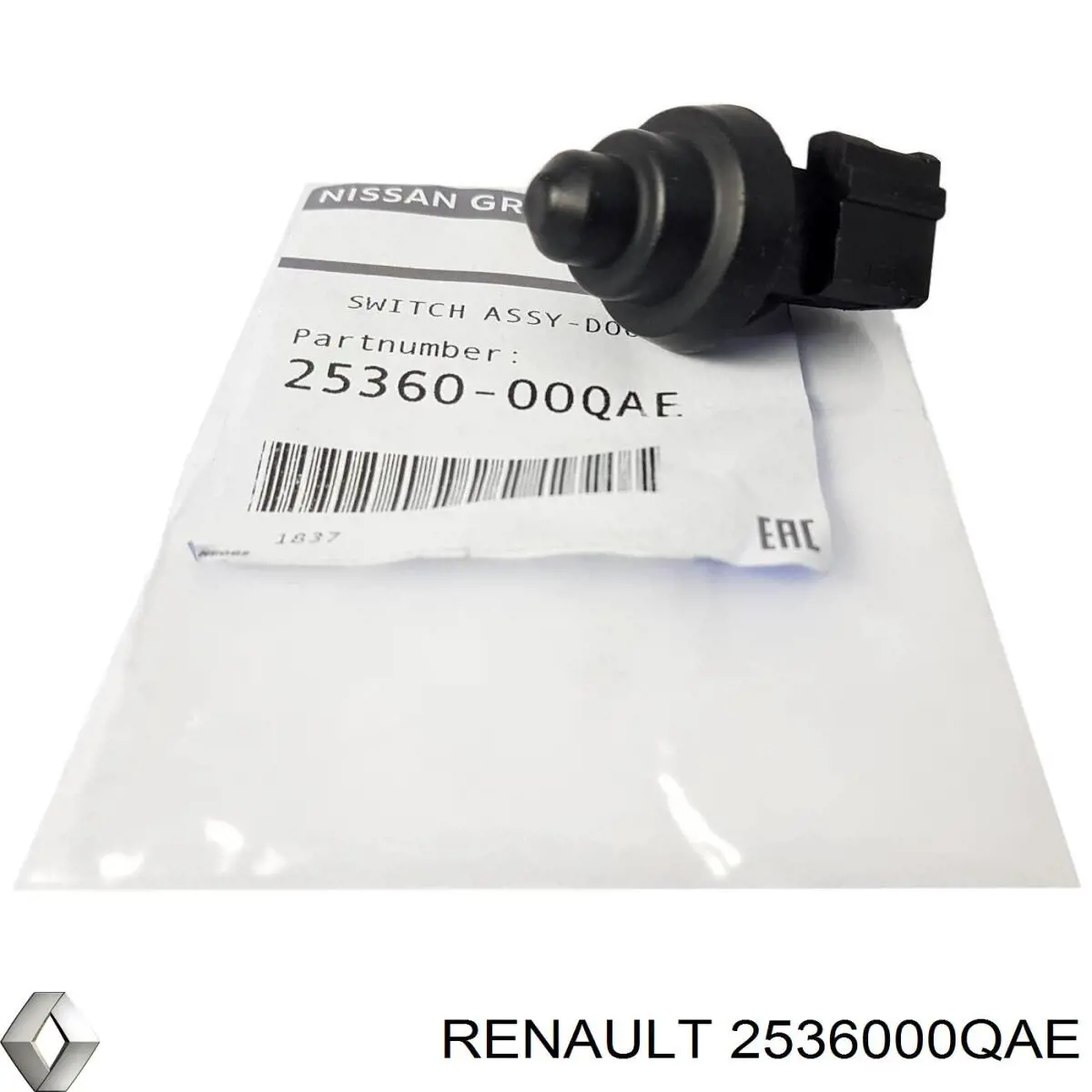 Interruptor de puerta Renault (RVI) 2536000QAE precio, desde 31,89 EUR