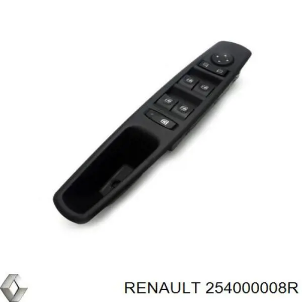 254000008R Renault (RVI) interruptor de elevalunas delantera izquierda