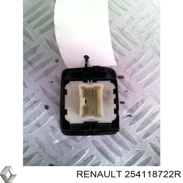 Interruptor de elevalunas delantera izquierda 254118722R Renault (RVI)