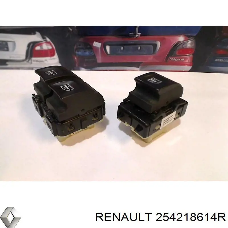 254218614R Renault (RVI) botón de encendido, motor eléctrico, elevalunas, puerta delantera derecha