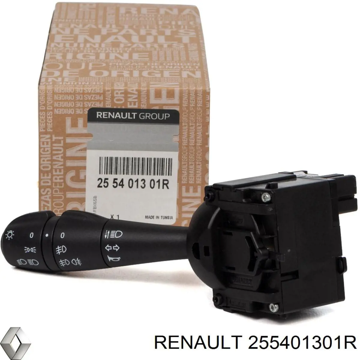 Conmutador izquierdo de la columna de dirección 255401301R Renault (RVI)