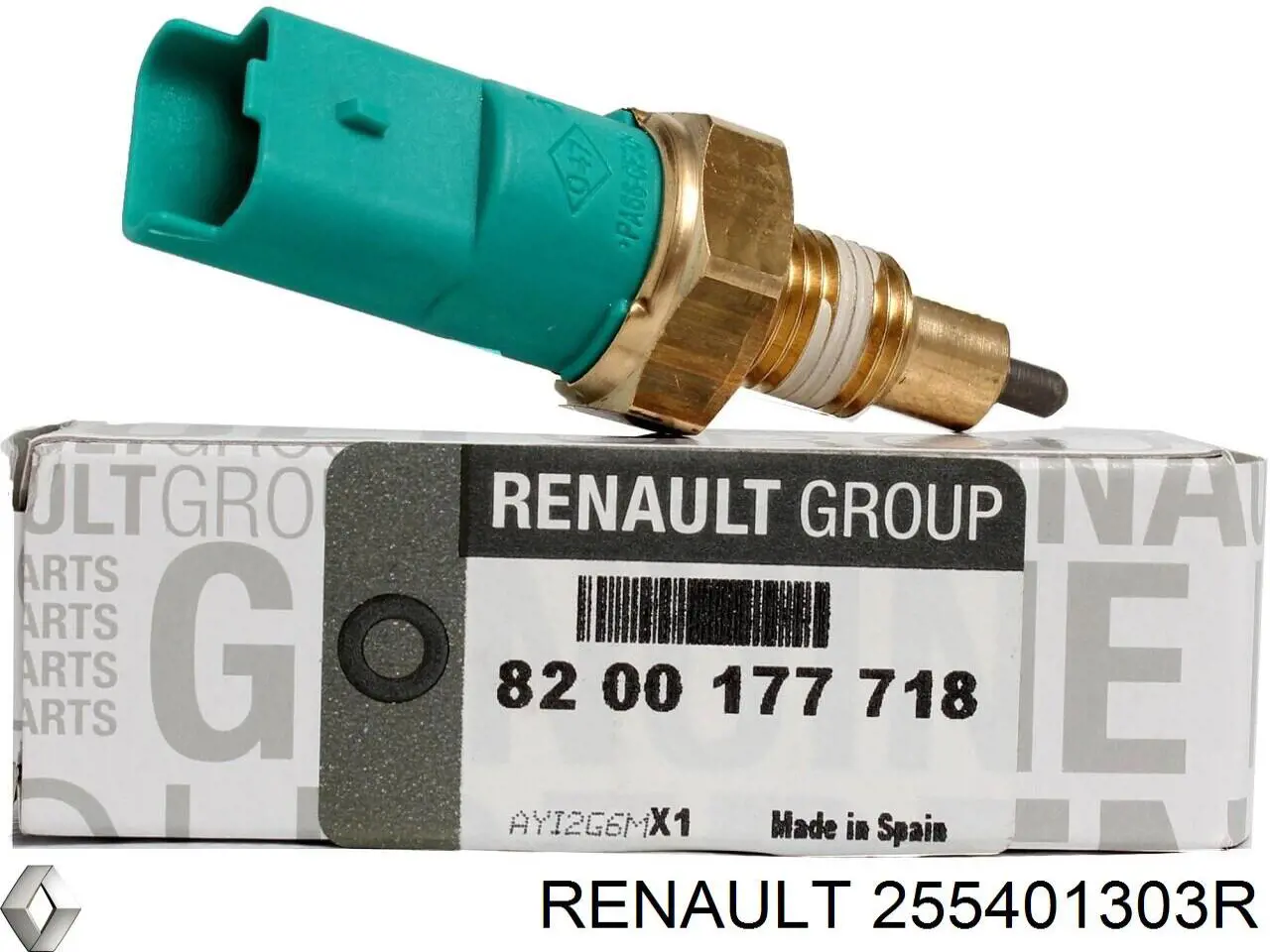 Conmutador izquierdo de la columna de dirección 255401303R Renault (RVI)