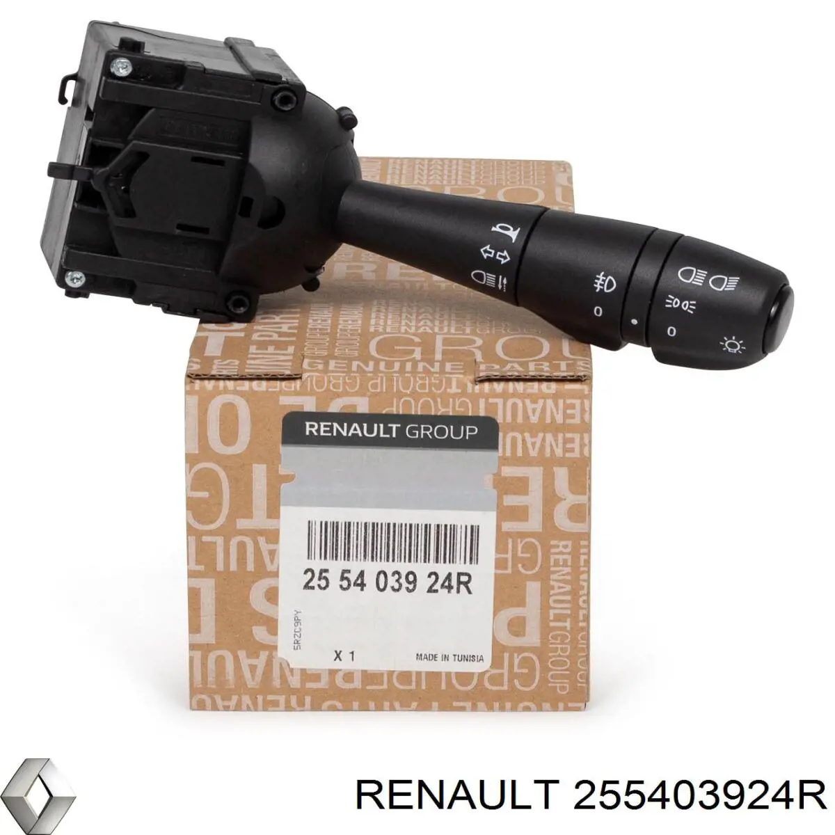 Conmutador izquierdo de la columna de dirección 255403924R Renault (RVI)