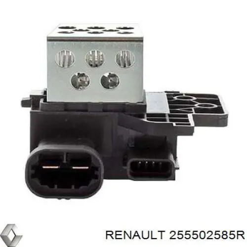 255502585R Renault (RVI) control de velocidad de el ventilador de enfriamiento (unidad de control)