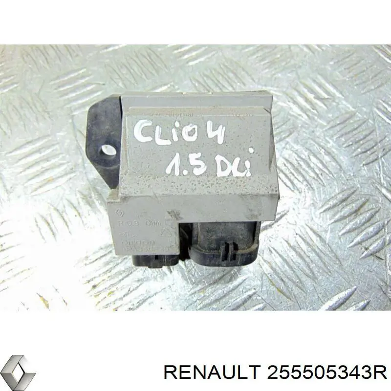 255505343R Renault (RVI) control de velocidad de el ventilador de enfriamiento (unidad de control)