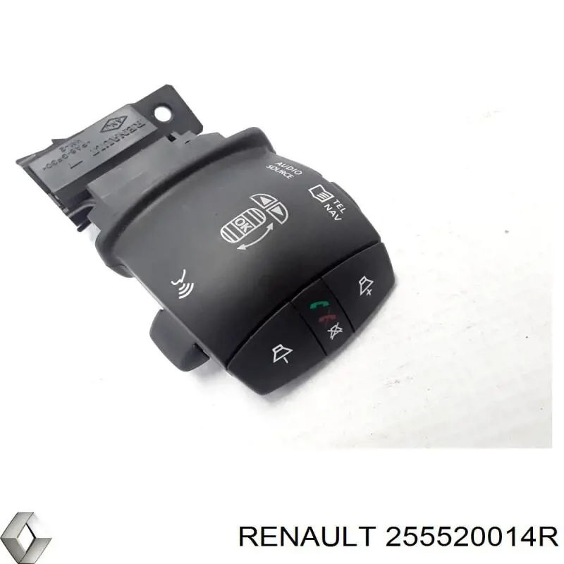 Conmutador en la columna de dirección con función de control radio para Renault Megane (BZ0)
