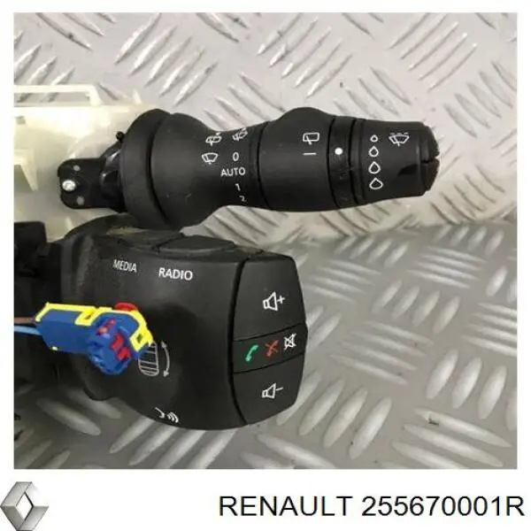 255670001R Renault (RVI) conmutador en la columna de dirección completo