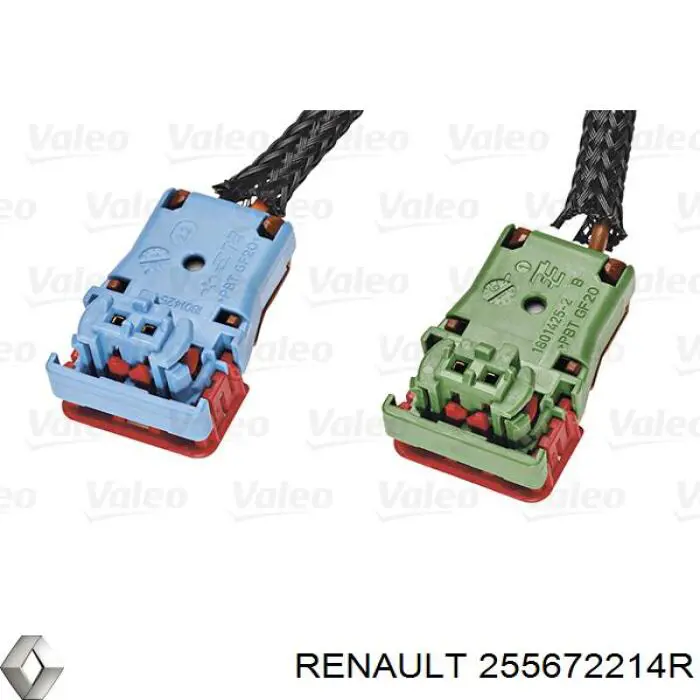 Conmutador izquierdo de la columna de dirección 255672214R Renault (RVI)