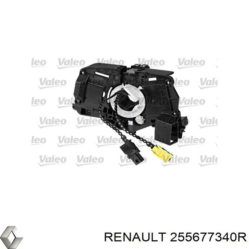 Interruptor central de la columna de dirección 255677340R Renault (RVI)