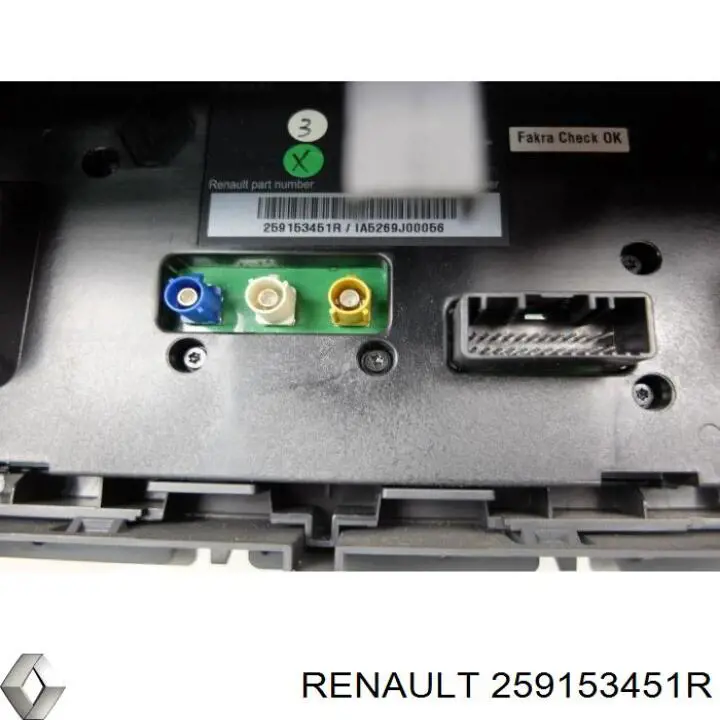 Pantalla multifunción Renault (RVI) 259153451R precio, desde 104,97 EUR