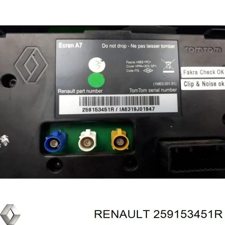Comprar 259153451R Renault (RVI) Pantalla