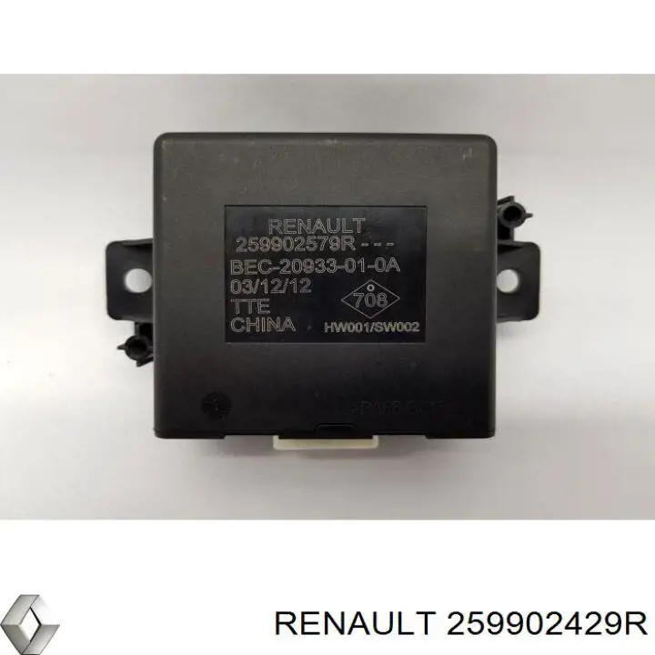 259902579R Renault (RVI) unidad de control, auxiliar de aparcamiento