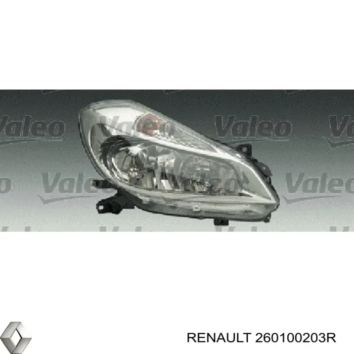 260100203R Renault (RVI) faro derecho