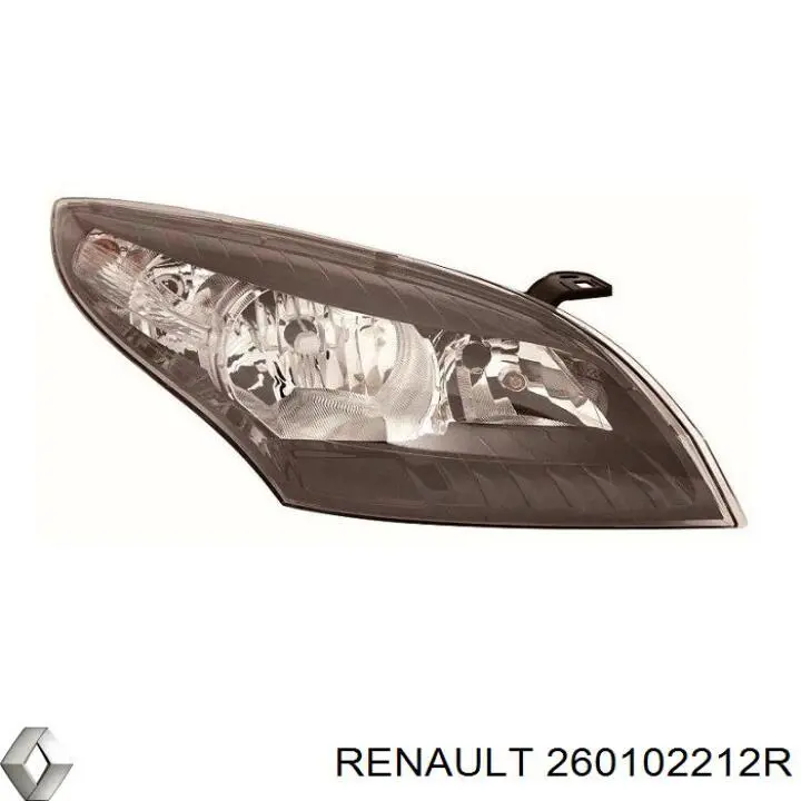 Faro derecho Renault (RVI) 260102212R precio, desde 186,42 EUR