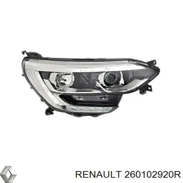 Faro derecho para Renault Megane (LV)