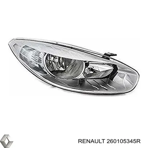Comprar 260105345R Renault (RVI) Faro derecho