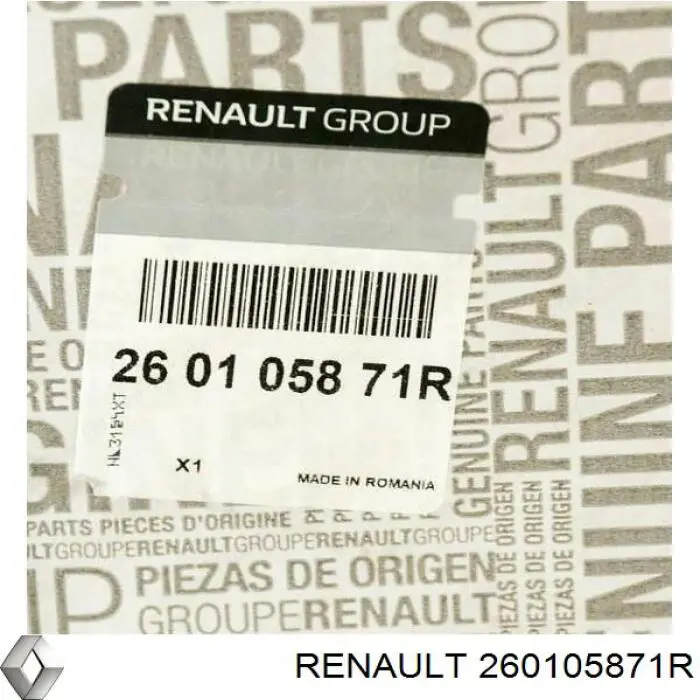 260105871R Renault (RVI) faro derecho