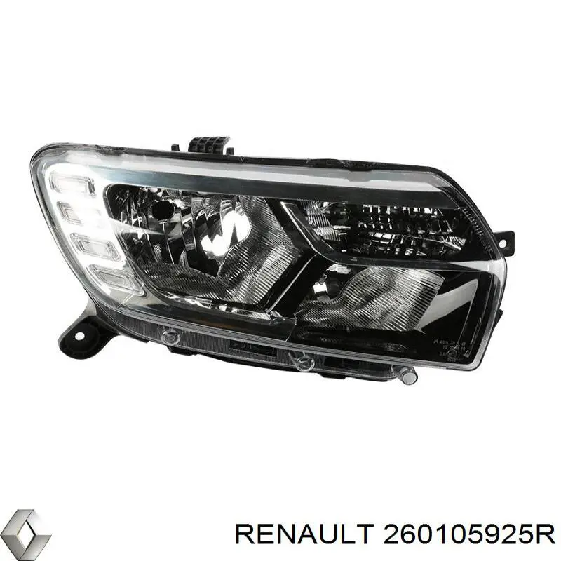 Faro derecho Renault (RVI) 260105925R precio, desde 155,36 EUR