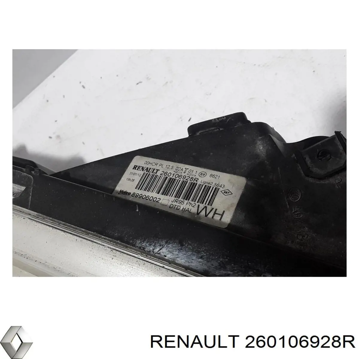 Faro derecho Renault (RVI) 260106928R precio, desde 175,63 EUR